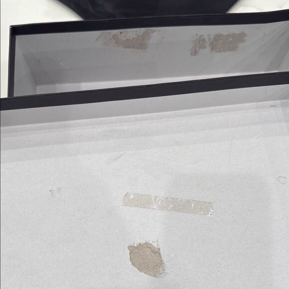 L.A.M.B. Navy and Silver Suede, Leather and Metal Heels - Picture 16 of 16